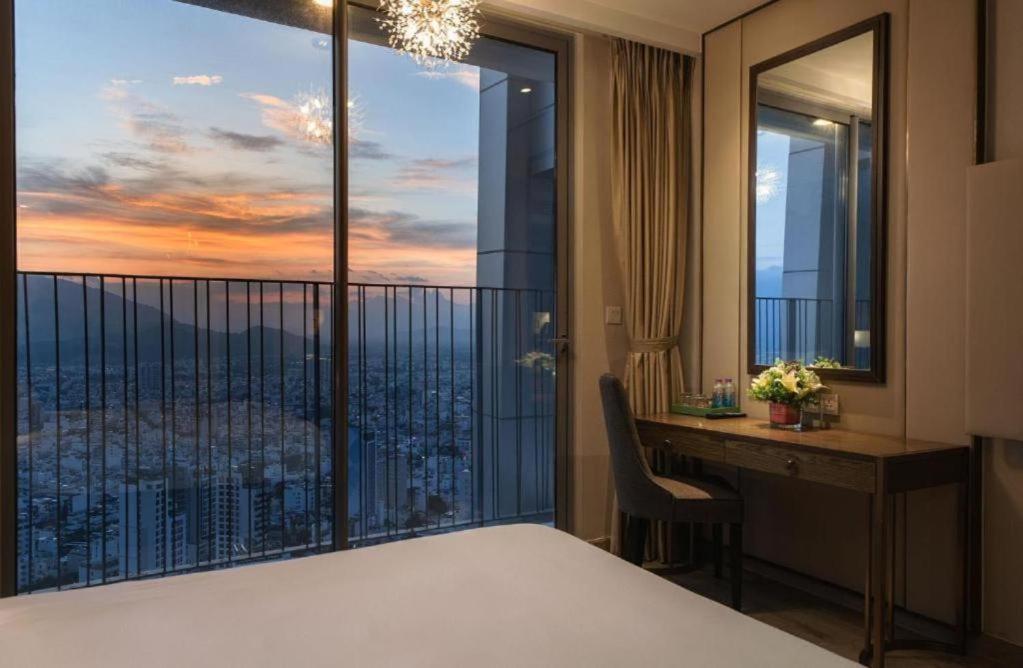 Panorama Sky Blue Nha Trang Aparthotel Bagian luar foto