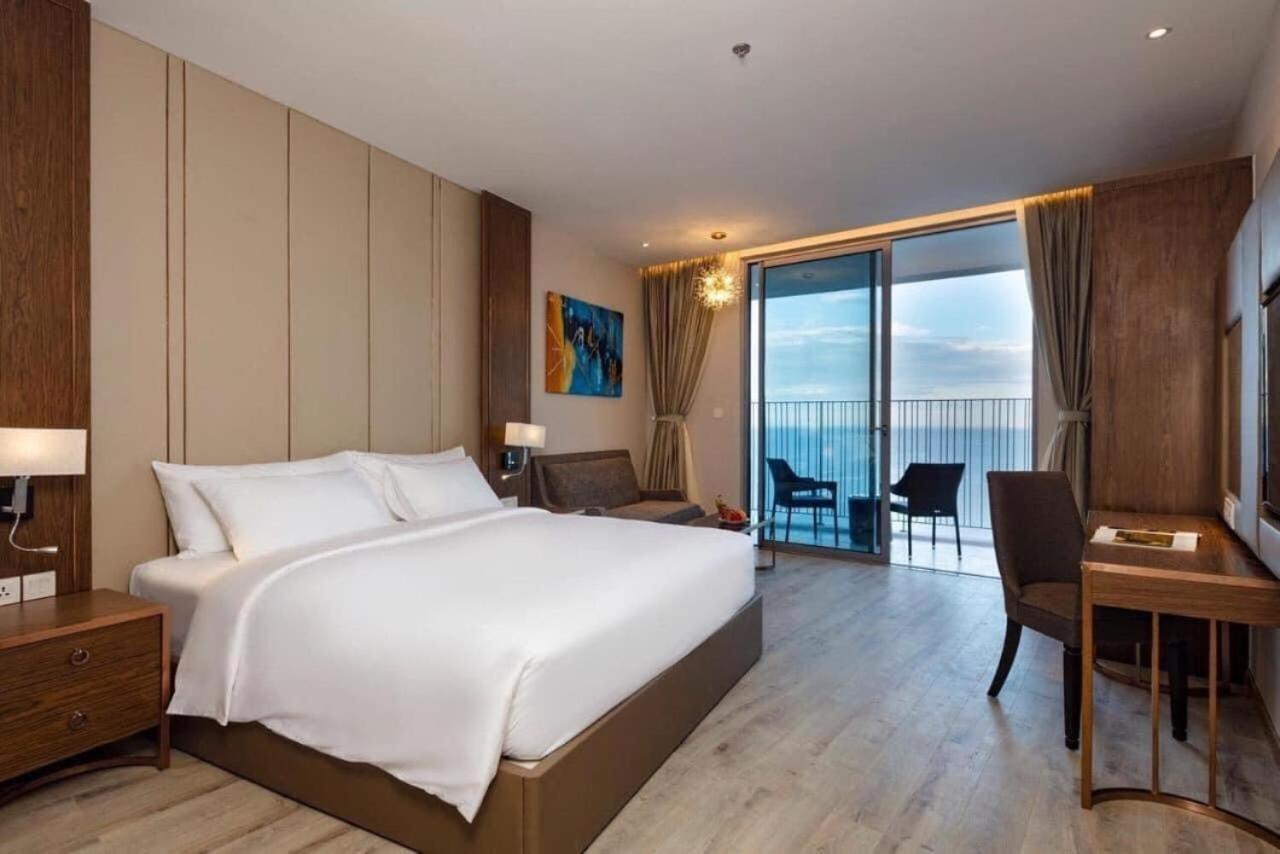 Panorama Sky Blue Nha Trang Aparthotel Bagian luar foto