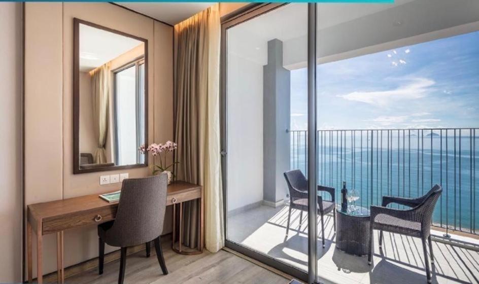 Panorama Sky Blue Nha Trang Aparthotel Bagian luar foto
