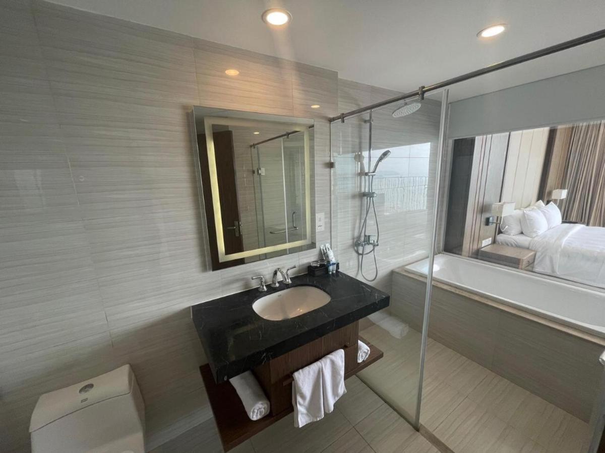Panorama Sky Blue Nha Trang Aparthotel Bagian luar foto