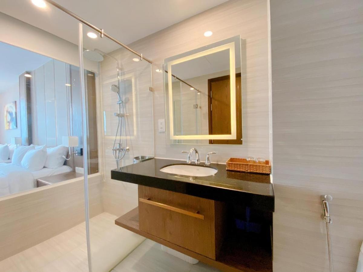 Panorama Sky Blue Nha Trang Aparthotel Bagian luar foto