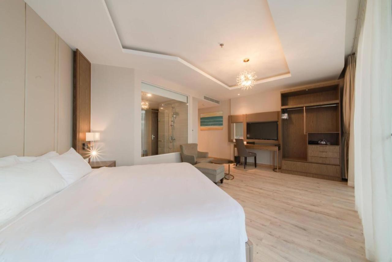 Panorama Sky Blue Nha Trang Aparthotel Bagian luar foto