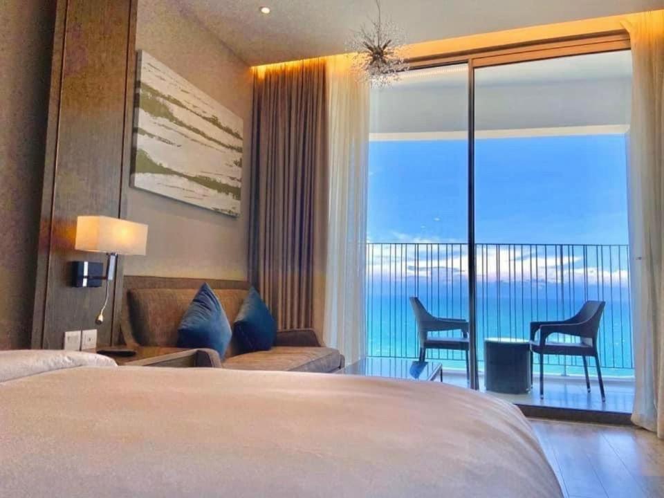 Panorama Sky Blue Nha Trang Aparthotel Bagian luar foto