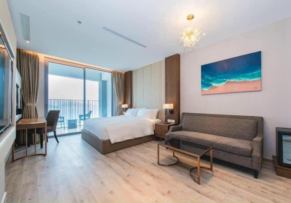 Panorama Sky Blue Nha Trang Aparthotel Bagian luar foto