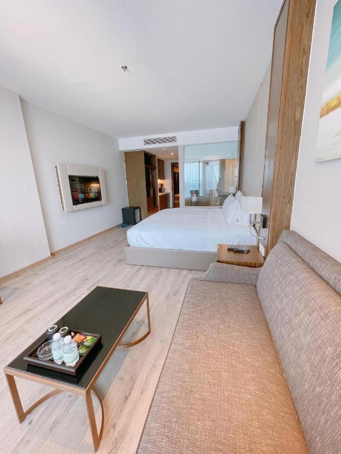 Panorama Sky Blue Nha Trang Aparthotel Bagian luar foto