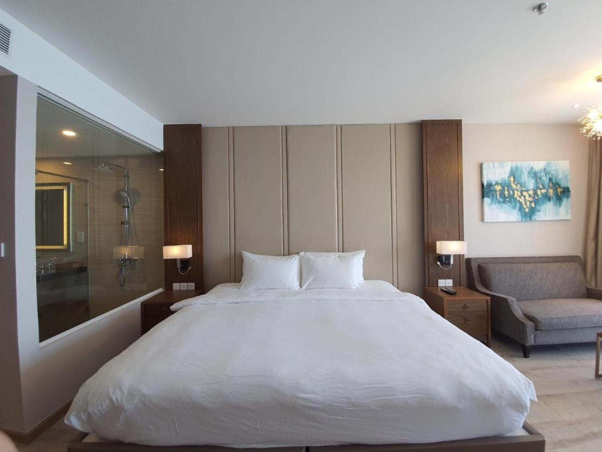 Panorama Sky Blue Nha Trang Aparthotel Bagian luar foto