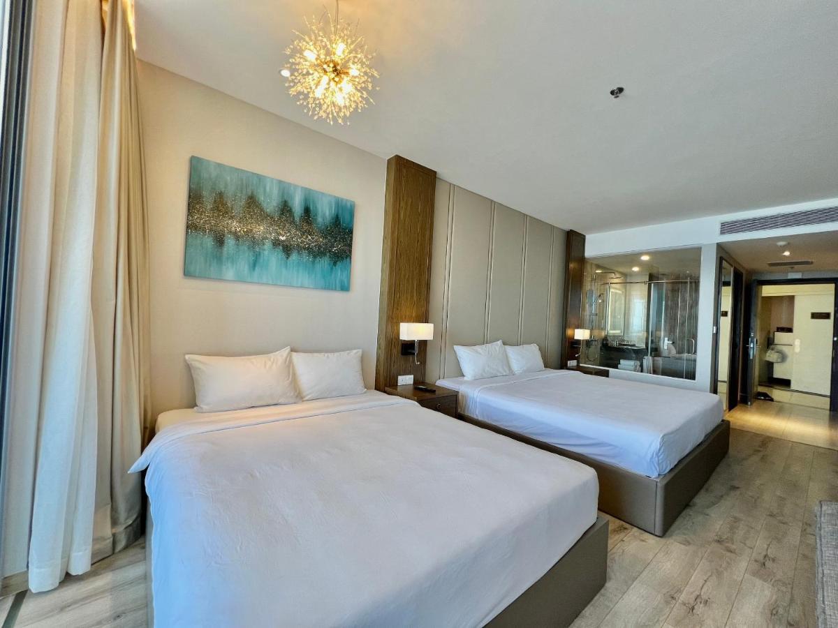 Panorama Sky Blue Nha Trang Aparthotel Bagian luar foto