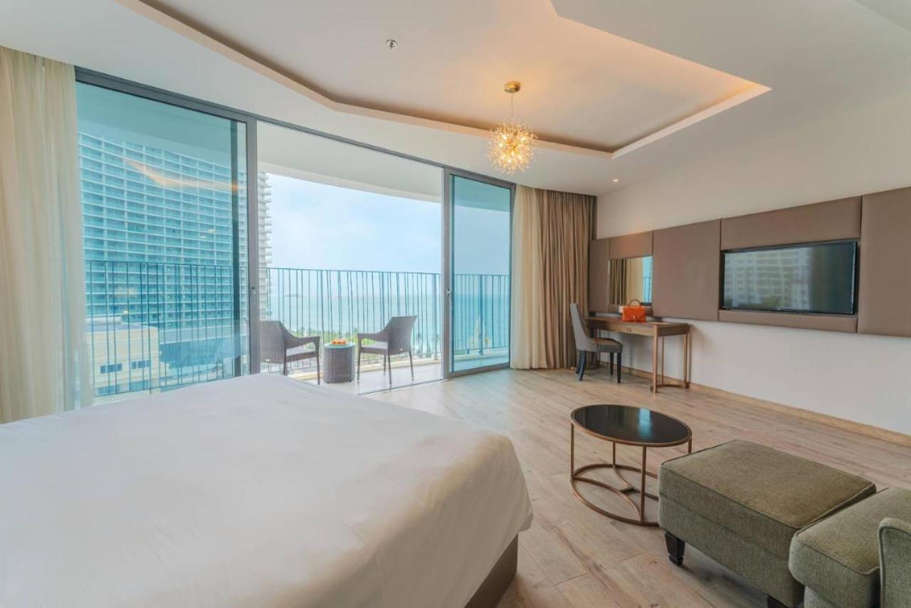 Panorama Sky Blue Nha Trang Aparthotel Bagian luar foto